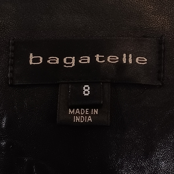 Bagatelle Genuine Leather Vest, S/8 - Picture 4 of 4